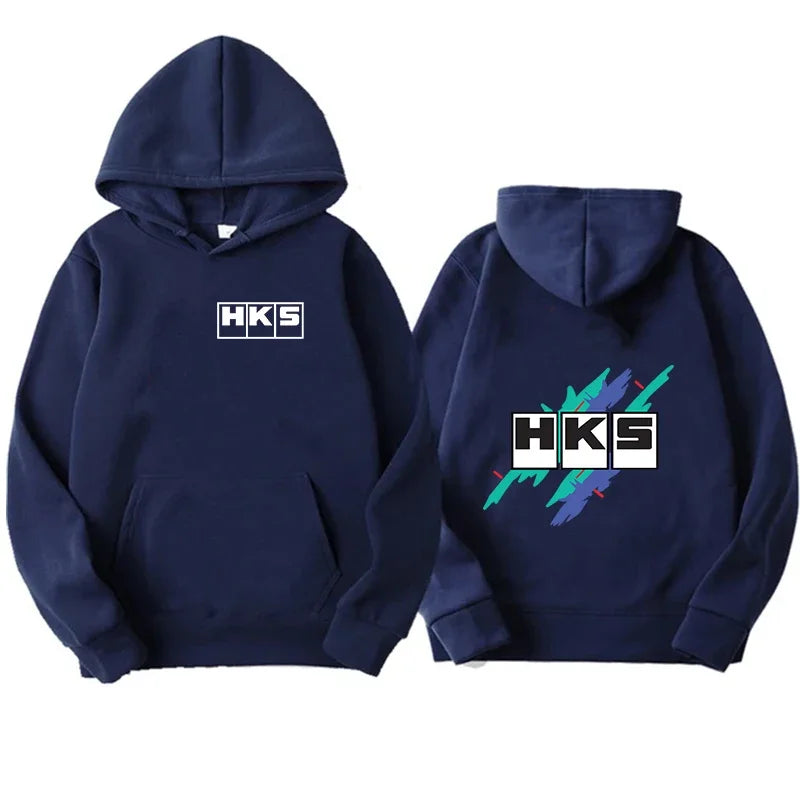 Japan JDM Modified Car HKS ENDLESS Hoodie Men Printed Hoodie Loose Casual Hoody Sweatshirt