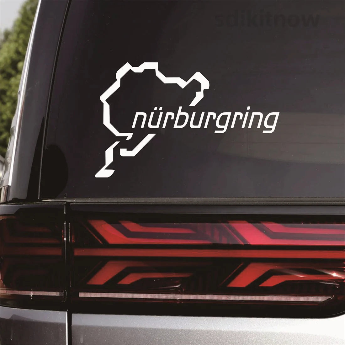 New Nurburgring Car Racing Road Funny Van Window Bumper For Jdm Vw Vag Euro Vinyl Decal Reflective Sticker Accessories Styling