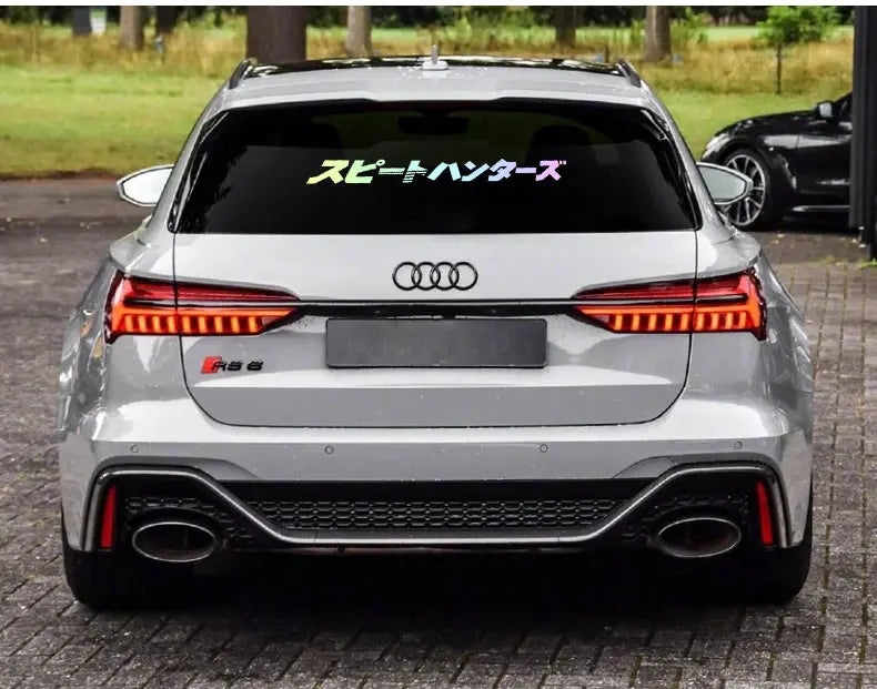 スピートハンターズ JDM Car Stickers for Auto Front Windshield Street Racing Rear Windscreen Automobile Door Decor Japanese Style Decals